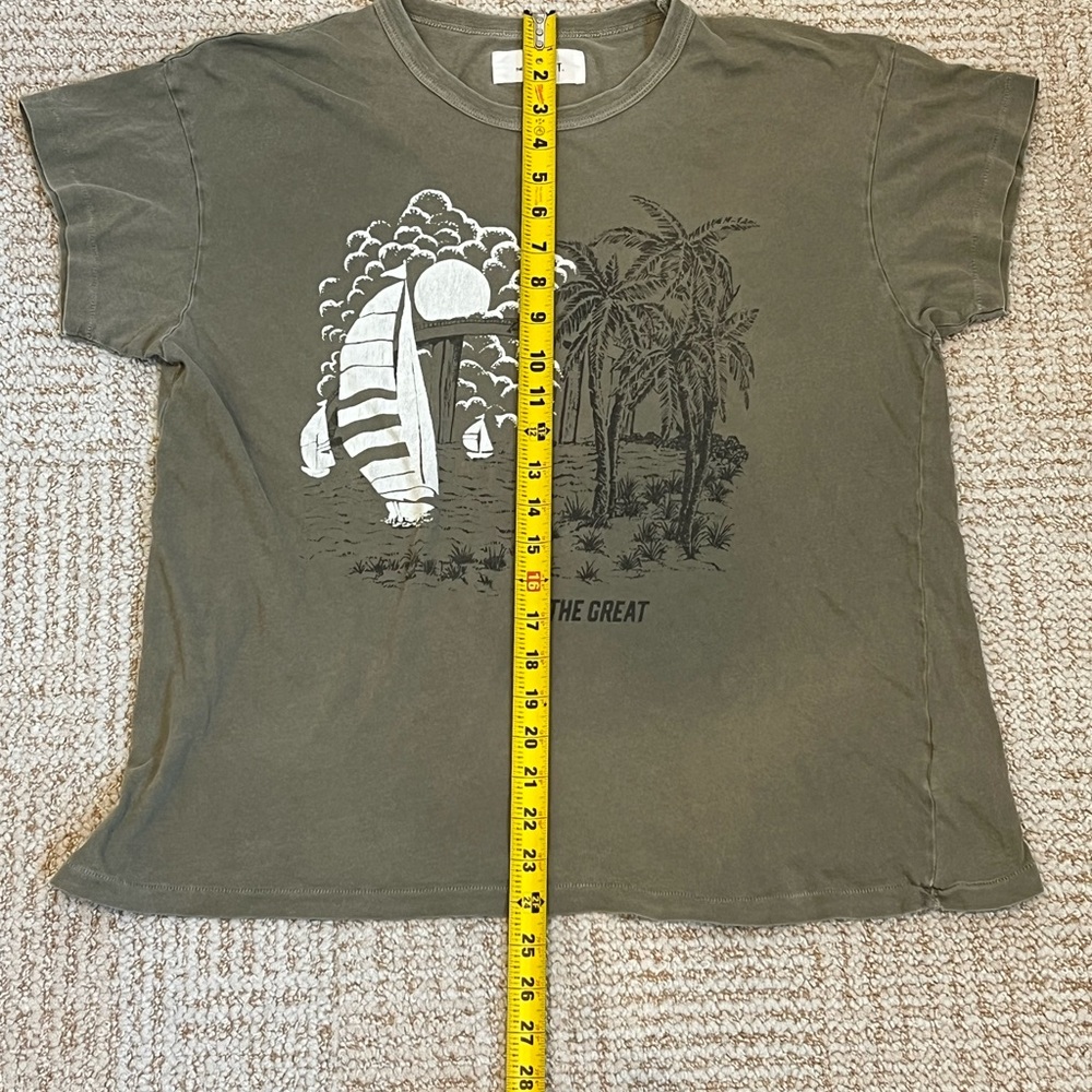 The Great Palm Tree Sailing T-Shirt Size 2